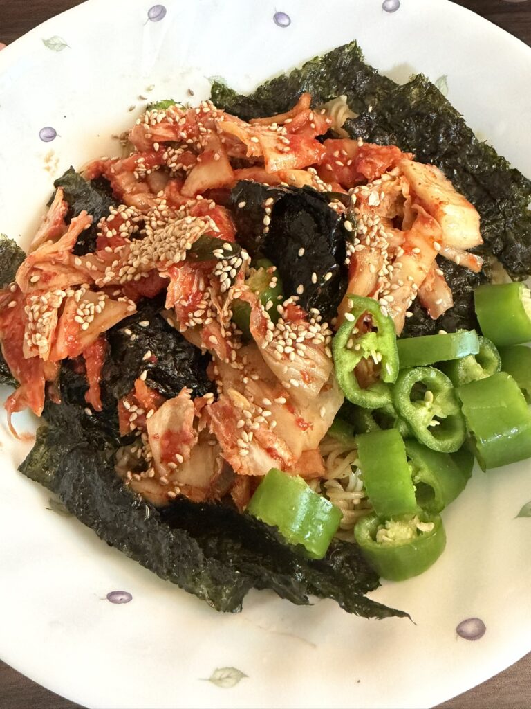 간장 국수 레시피
